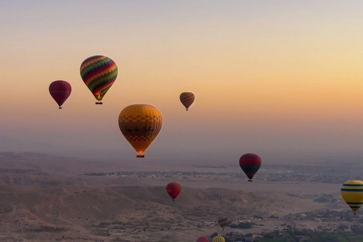 Hot-Air Balloon at Sunrise